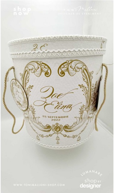 Trusou botez unisex cu motive regale Royalty 2